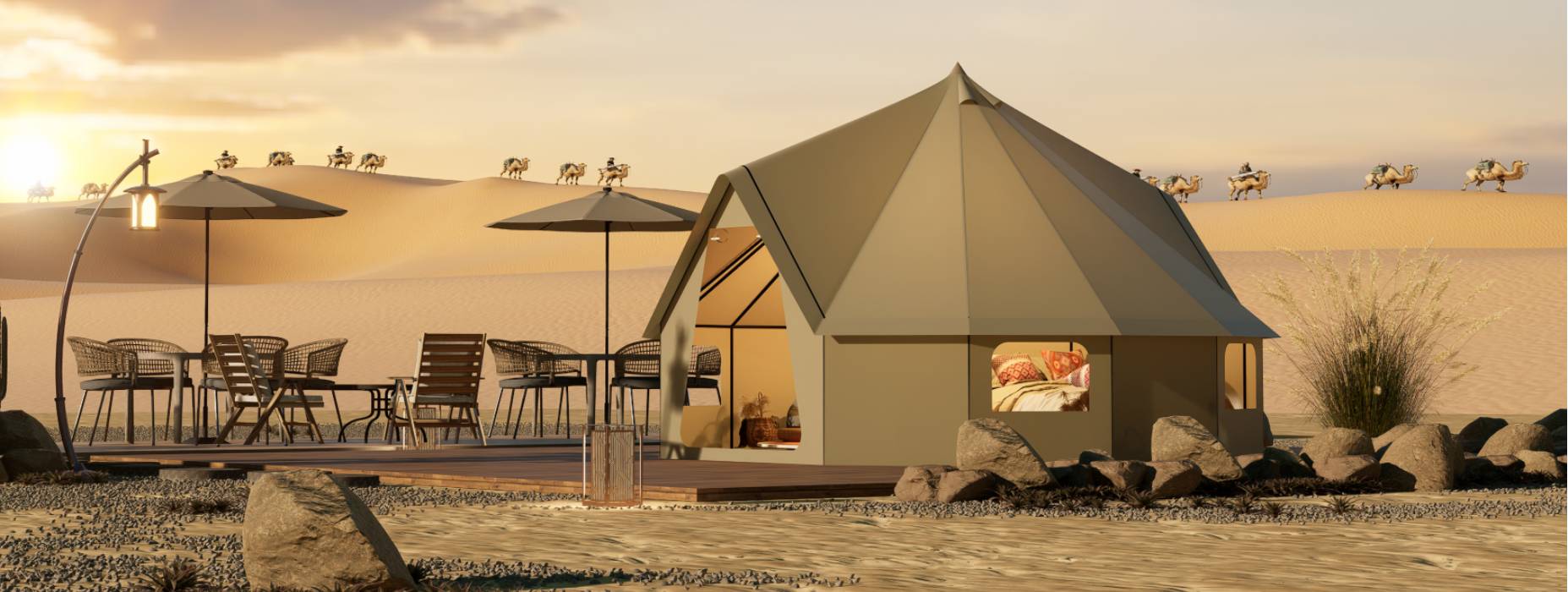 涧西区露营酒店帐篷产品